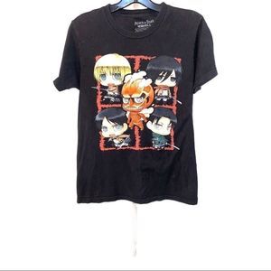 Attack on Titan black T-shirt size small
